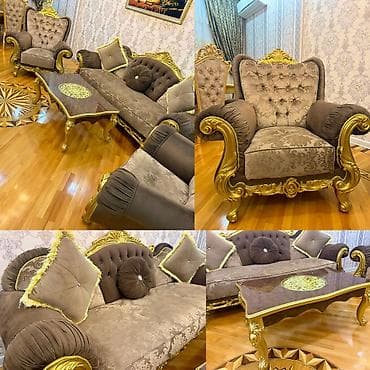 diva mebel: İtaliya istehsalı divan kreslo dəsti satılır 1200₼. Jurnalni — 1