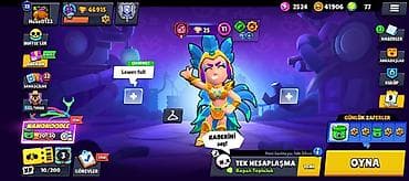 Brawl Stars oyun hesabı – yüksək trofey və zəngin kosmetik kolleksiya