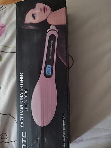 HTC Fast Hair Straightener HTC-7000 saç düzləşdirici daraq - Rəng lalafo.az -da HTC Fast Hair Straightener HTC-7000 saç düzləşdirici daraq - Rəng