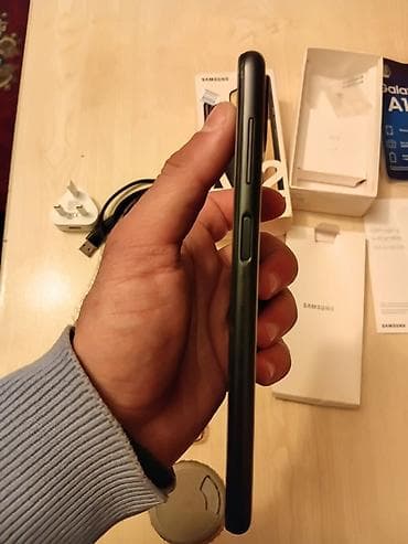 telfon sumqayit: Samsung Galaxy A12, 64 GB, rəng - Qara, Barmaq izi — 8