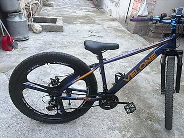 matorlu velosebet: Velone dağ velosipedi - Güclü alüminium tipli gövdə, ikirəng boyama — 7