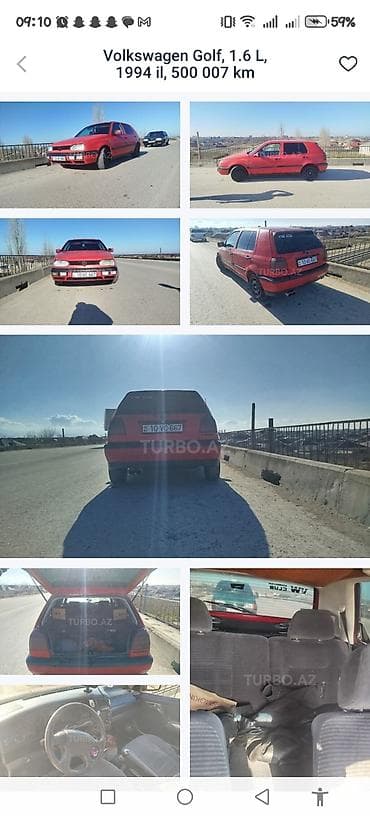 ford transit 1994: Volkswagen Golf: 1.6 l | 1994 il Hetçbek — 1