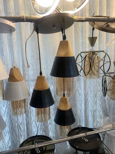 masaüstü çıraq: Çılçıraq, 3 lampa — 6