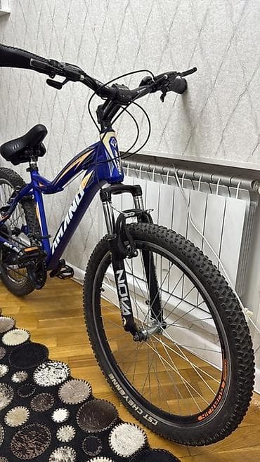 Uşaq velosipedləri: Amand markalı, NOVA ön asqılı, böyük dişli şinləri olan, tünd göy — 4