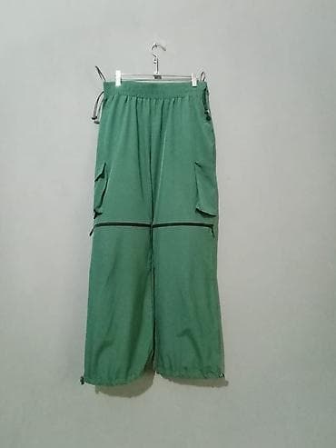 klon geyimi: Bol kəsim Şalvar, XL, rəng - Yaşıl — 1