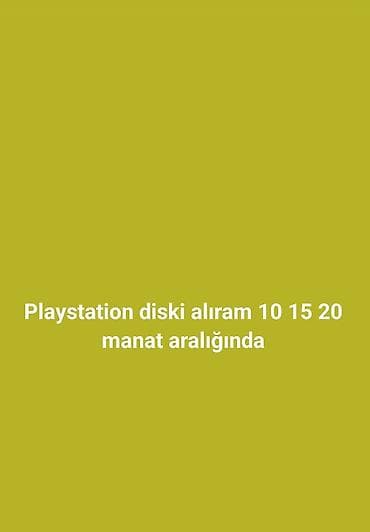 e 250 cdi: PlayStation oyun diskləri alınır. Aşağıdakı qiymət aralığında alınma — 1