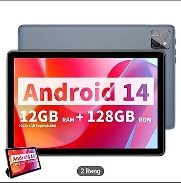 wifi sinyal: Android planşet – TAB12 - Əməliyyat sistemi: Android 14 - Yaddaş: 12 — 2
