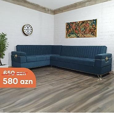 Künc divan, Yeni, Açılan, Vеlur parça
