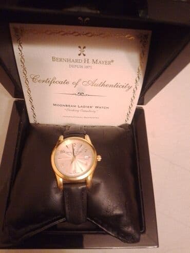 Qol saatı, Bernhard Mayer, rəng - Qızılı