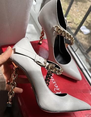 Tuflilər: Tuflilər, Ölçü: 36, rəng - Ağ, Yeni — 1