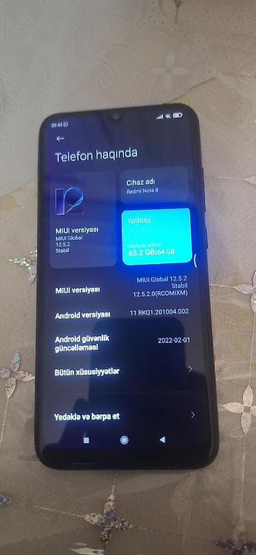 Xiaomi 64 GB, rəng - Qara, 
 İki sim kartlı