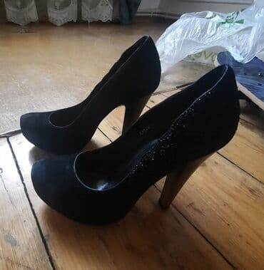 Botinka və botilyonlar: Tuflilər, Ölçü: 37, rəng - Qara, İşlənmiş — 1