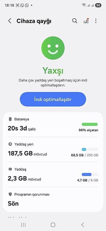Samsung Galaxy S25 FE, 256 ГБ, цвет - Синий, Две SIM карты