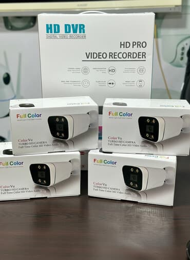 HD PRO Video Recorder + Full Color ColorVu Turbo HD kamera dəsti