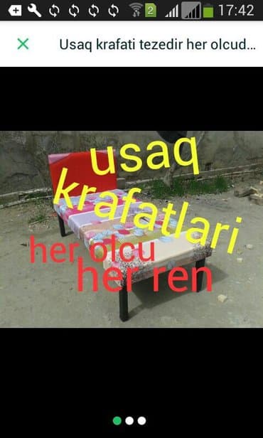 mirvari mebel: Təknəfərlik çarpayı — 1