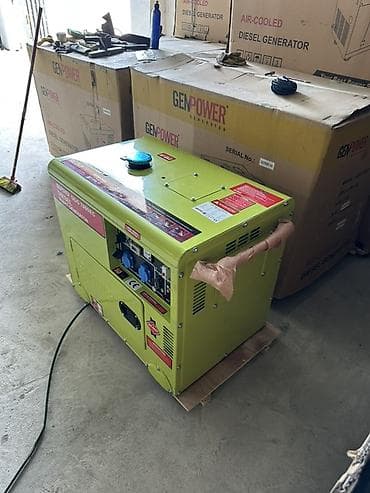 elektron lövhe: GENPOWER GDG 7000EC – dizel, səssiz generator - Marka/model: Genpower — 2