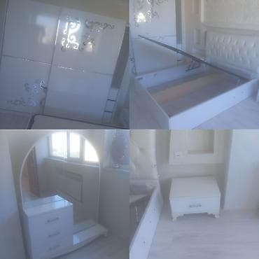 Yatağ Mebeli 200₼Satilir. Matras yoxdu. Ünvan: Yasamal. Ema🩶 NOMRENİN