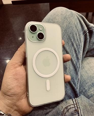 IPhone 15, Yaşıl, Simsiz şarj