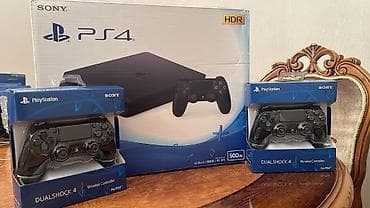 PlayStation 4 slim 500gb + 2pult
Plombalı ideal vəziyyətdə