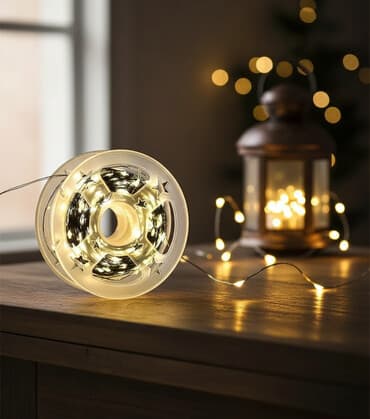 Məhsul: LED dekorativ işıq lentləri (mis/yaşıl tel üzərində miniatür — 2