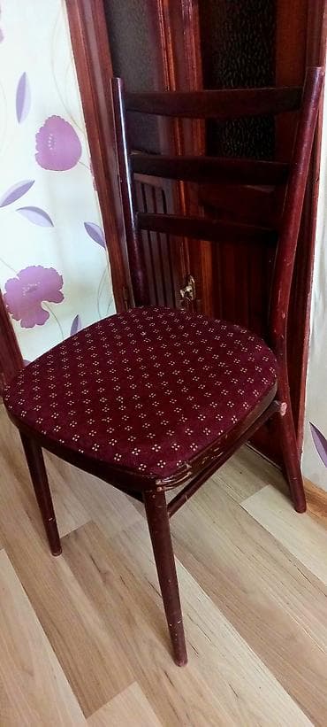 gaming oturacaq: Mətbəx üçün, Qatlanmayan, rəng - Bordo Stul — 2