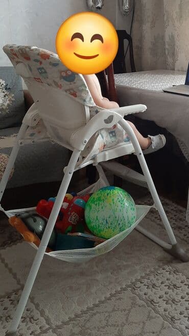 столики для автокресел: Uşaq yemək stulu - Rahat və təhlükəsiz konstruksiya: sabit metallik — 2