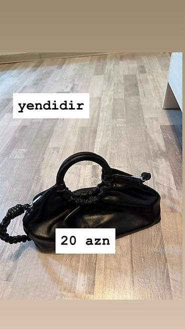 benetton canta: - Qara uzun slip tipli don: nazik çiyin qayışları, V-yaxa, ön hissədə — 6