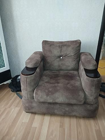 Ev üçün mebel: Divan, 2 kreslo, Divan, Bazalı, Açılan — 4