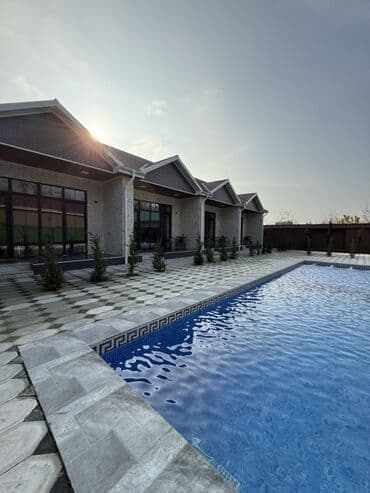 gəncə ucuz evlər: Müasir tərzdə inşa olunmuş kotteclər – kompleks daxilində açıq hovuzlu — 1