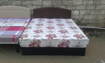 2 nəfərlik divan: Yataq TEZE MOHKEM iki neferlik taxtadan qupqa bas terefleri koja tam — 1