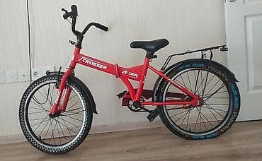velosiped maşa: Uşaq velosipedi – Crosser markası, qırmızı rəng. - Güclü polad — 1