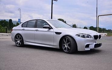 vaz 2107 buferi: BMW M5 (F10) sedan – gümüşü rəng, M paketli eksteryer və salon — 2