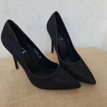 Tuflilər, Ölçü: 37, rəng - Qara, Yeni