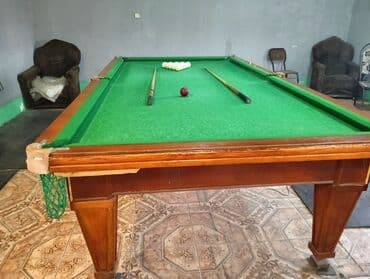 4 nəfərlik velosiped: Bilard masası – tam dəst - Ölçü: böyük ölçülü klassik bilard masası — 3