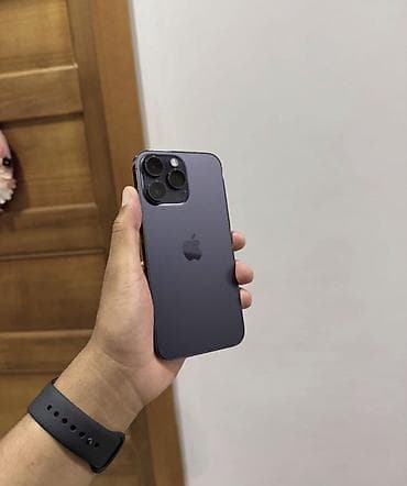 iphone 12 pro 512: IPhone 14 Pro, 128 GB, Deep Purple, Zəmanət, Simsiz şarj, Face ID — 3