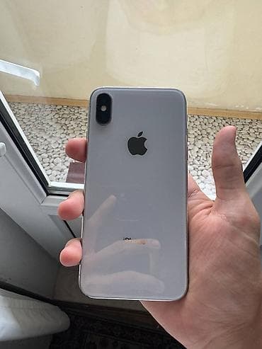 IPhone X, 64 GB, Gümüşü, Face ID — 1