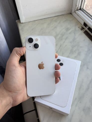 Audio: IPhone 13, 128 GB, Starlight, Zəmanət, Simsiz şarj, Face ID — 1
