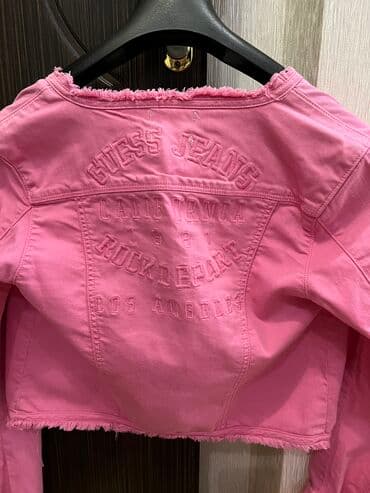 Donlar: Джинсовая куртка Бренда Guess для девочек 12-13 лет. Оригинал, куплена — 4