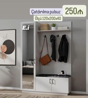 Açılan, 2 qapılı Düz dolab, Dəhliz dolabı lalafo.az -da Açılan, 2 qapılı Düz dolab, Dəhliz dolabı