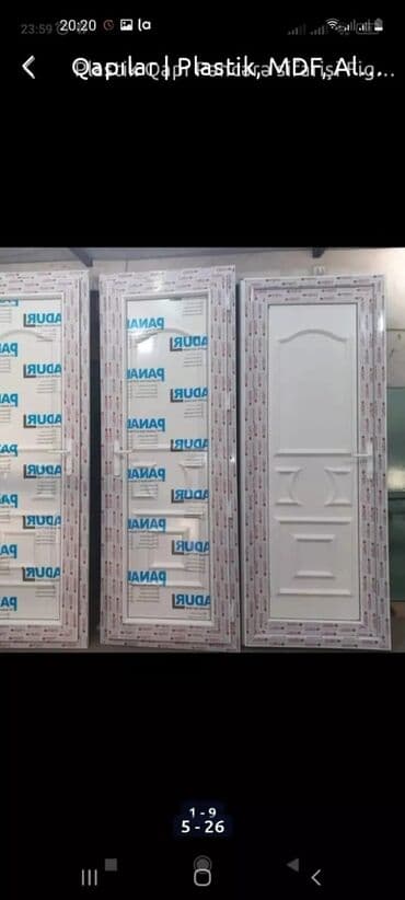 ucuz plastik qapi pencere: Si̇fari̇şlə plasti̇k -alümi̇ni̇um-şüşə qapi pəncərə. Keyfiyyətli — 17