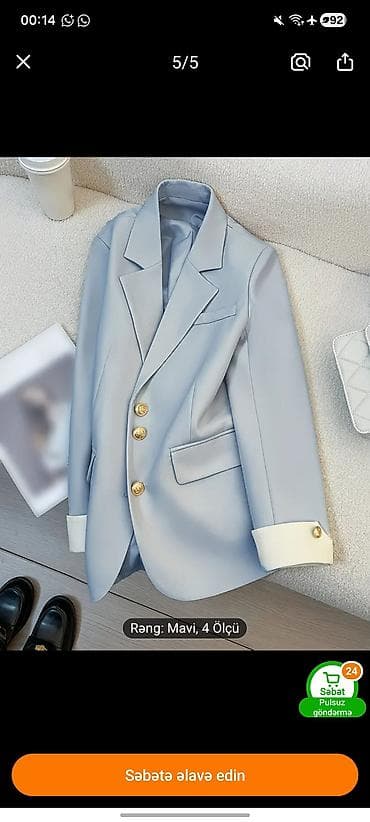 Tezedi. boyuk geldiyi ucun satiram. 32 azn e alinib. razmer m Mavi
