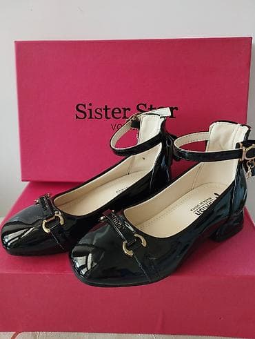 школьные туфли: Цвет - Черный Туфли, Размер: 31, Для девочек — 8