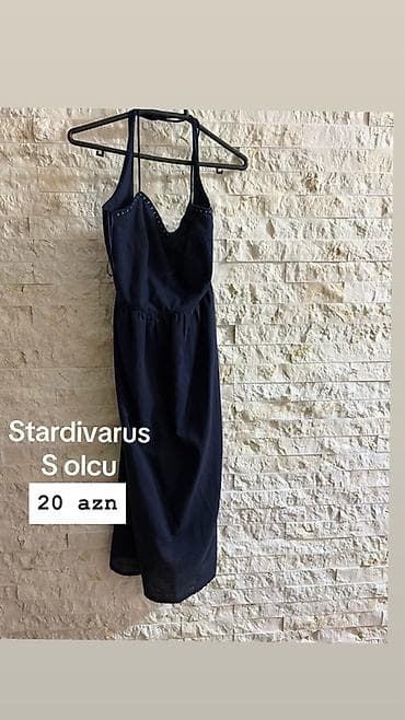 benetton canta: - Qara uzun slip tipli don: nazik çiyin qayışları, V-yaxa, ön hissədə — 2