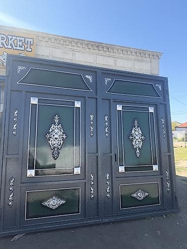 Yeni Dəmir Həyət darvazası, Yana açılan, 3 m, Mexaniki, Qapı ilə, Kredit var, Ödənişli quraşdırma, Ünvandan götürmə, Ödənişli çatdırılma, Rayonlara çatdırılma