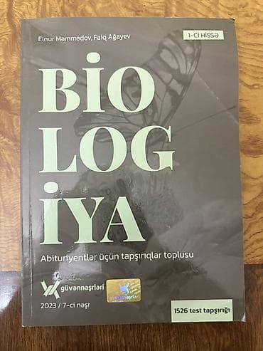 “Biologiya – Abituriyentlər üçün tapşırıqlar toplusu” (1-ci hissə) - — 1