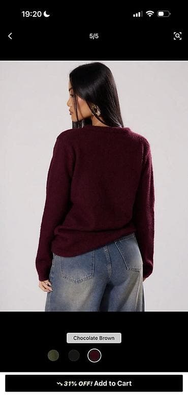 sumqayitda jaket: MUSERA qadın kardiqanı – düyməli, boş kəsim,sheindən alınıbdı 22 — 3