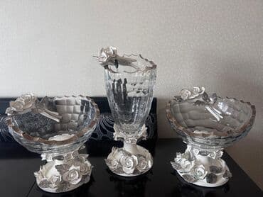 termos qab: Cevik Group dekorativ kristal dəst - İstehsal: Made in Italy (Cevik — 4