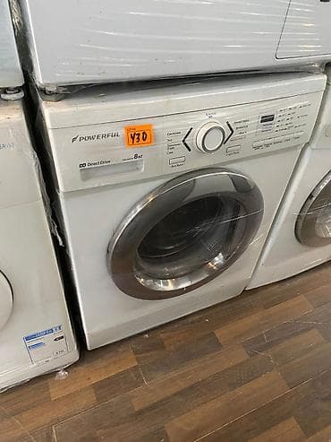 POWERFUL paltaryuyan maşın - Ön yükləməli, 8 kq yuma tutumu - Direct