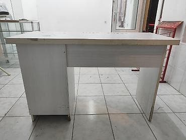stul stol: Ofis/iş masası – sağ tərəfdə çekmece və dolablı - Material — 2