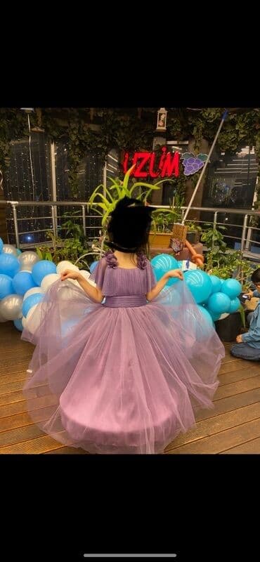 бальное платье для девочки: Детское платье, Праздничное, 4 - 5 лет — 3